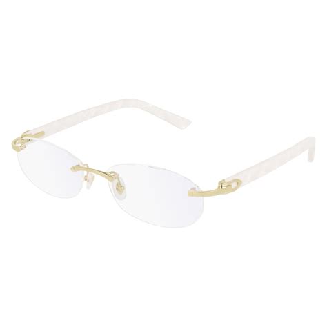 white marble cartier glasses|Cartier CT0056O Eyeglasses .